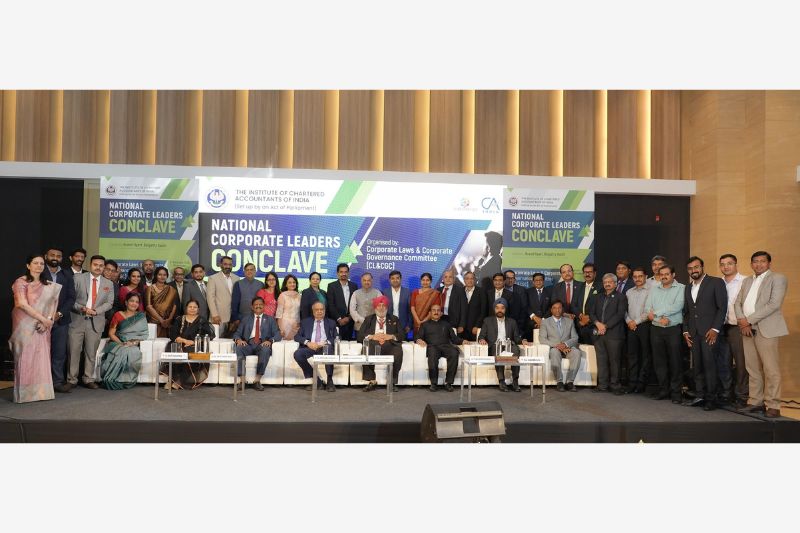February 5, 2026 - CA. Charanjot Singh Nanda, the then President, ICAI along with CA. Prasanna Kumar D, the then Vice-President, ICAI, Shri M. Damodaran, IAS(Retd), Former Chairman, SEBI, Central Council Members, Regional & Branch Management Committee Members, graced the National Corporate Leaders’ Conclave held in Kochi on February 5, 2026 - fostering dialogue and leadership insights.