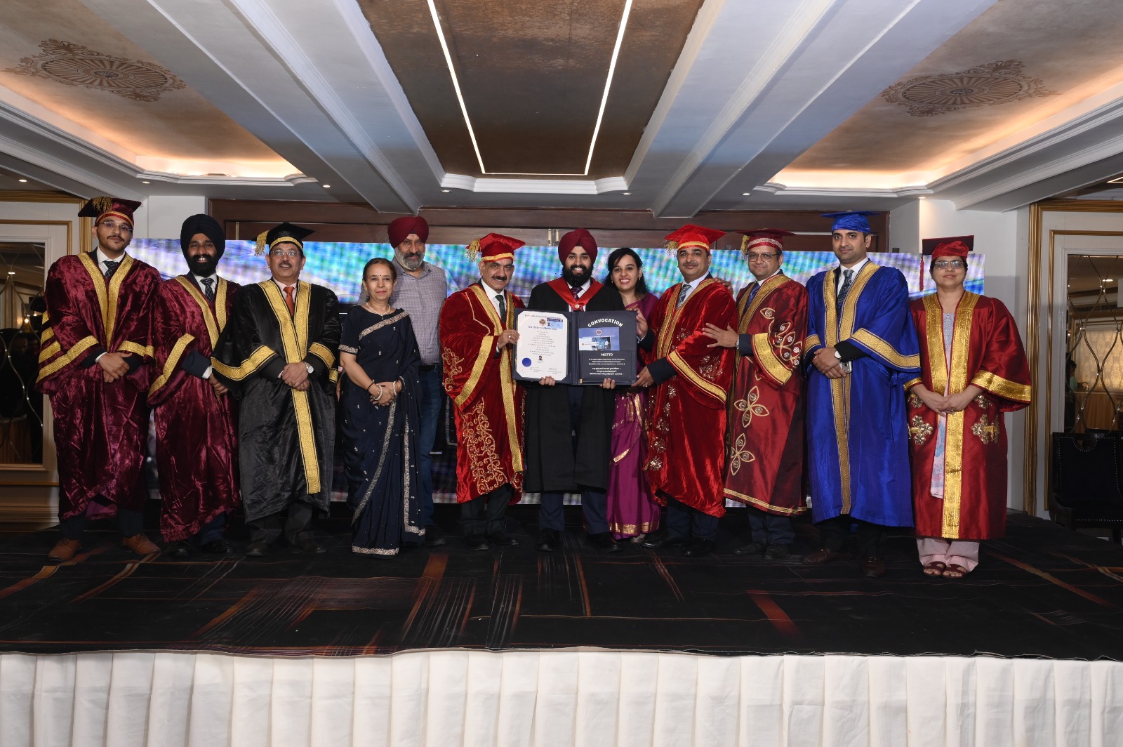CA. Hansraj Chugh, ICAI Central Council Member along with Branch Management Committee Members.